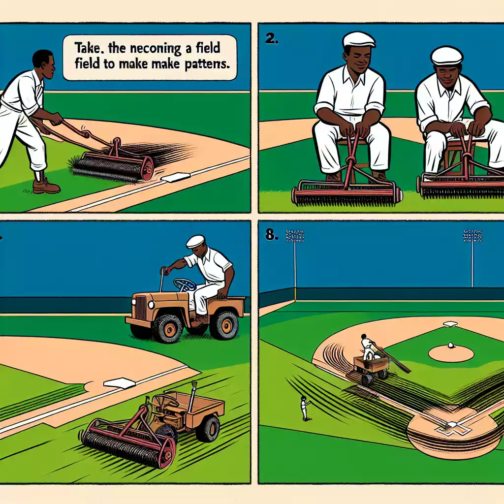 how to drag a baseball field patterns