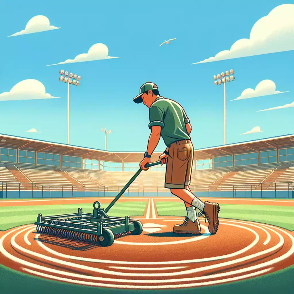 how to drag a baseball field patterns